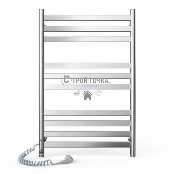 Электрический полотенцесушитель Laris Кватро П10 500 х 800 Е (пидкл. злива) S3 73207886 фото