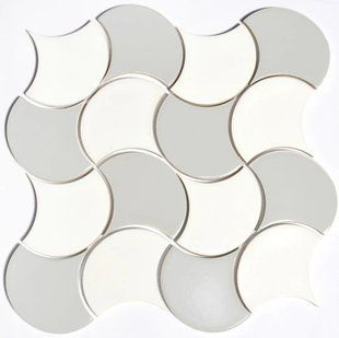 Мозаика керамическая KC SCALES SC X2 6902 Flora Grey/White 300x300x9 (93x87) 0,075 м2 SC X2 6902 фото