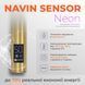 Нержавіюча рушникосушарка електрична NAVIN Камелія 480х800 Sensor, золото, ліва 10-407133-4880 фото 5