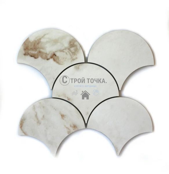 Декор KC Scales CM 3109 SC Calacatta Gold (d 147 mm) h2611 фото