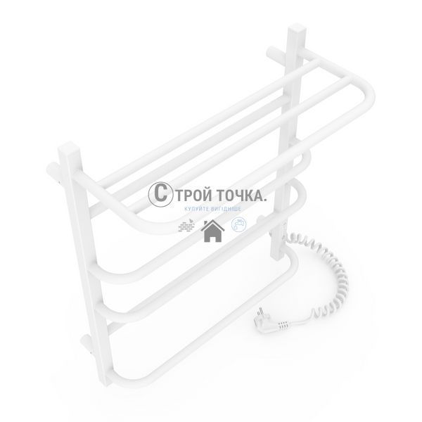Електрична рушникосушарка Laris Зебра Комфорт ЧФ6 500 х 600 Е з полицею (підкл. справа) R3 73207783 фото