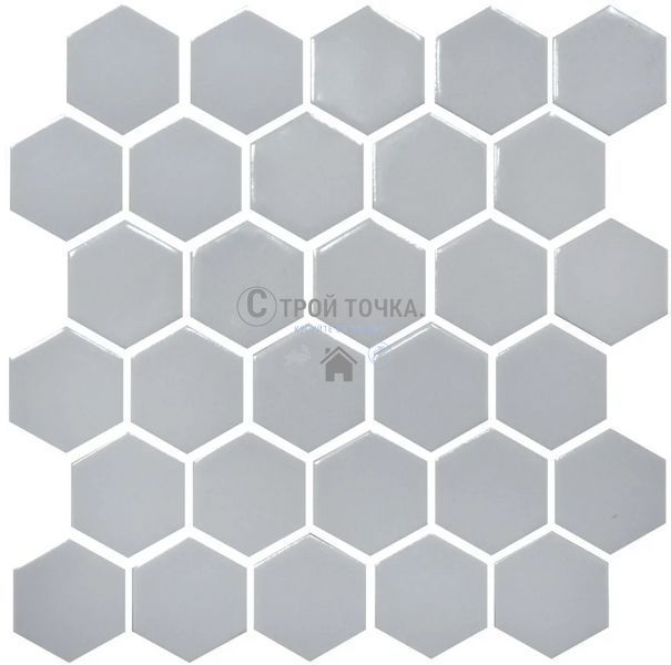 Мозаїка керамічна KC HEXAGON H 6002 Grey Silver 295 х 295 х 9 H 6002 фото