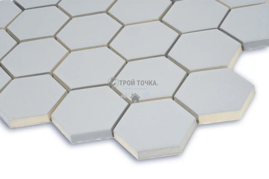 Мозаїка керамічна KC HEXAGON H 6002 Grey Silver 295 х 295 х 9 H 6002 фото