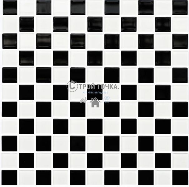 Мозаїка керамічна KC GM 4002 CC black/white 300 х 300 х 4 ( 25 х 25 ) GM 425002 фото
