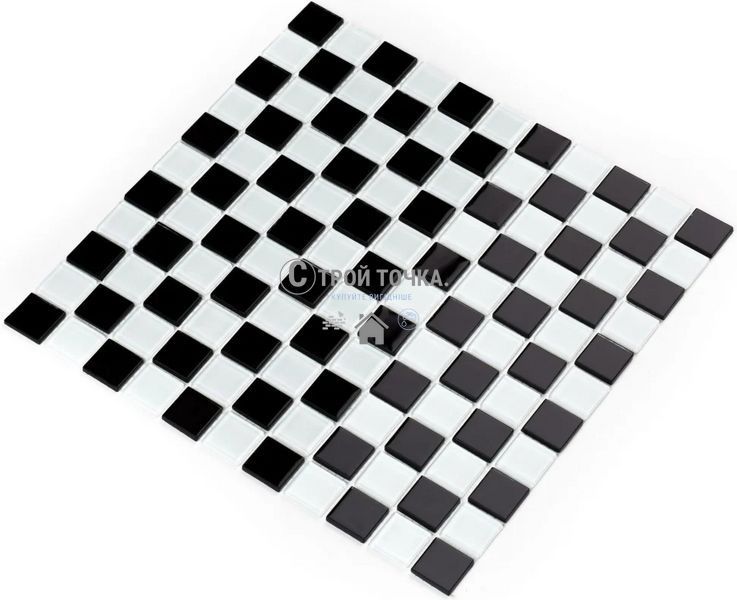 Мозаїка керамічна KC GM 4002 CC black/white 300 х 300 х 4 ( 25 х 25 ) GM 425002 фото