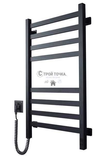 Рушникосушарка Domingo Axis 480x800 Sensor ліва чорний муар 12-274153-4880 фото