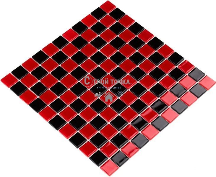 Мозаїка керамічна KC GM 4003 CC black/red m 300 х 300 х 4 (25 х 25) GM 425003 фото