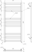 Електрична сушка для рушників Tristar flat 100x53x3 GA-5005 фото 4