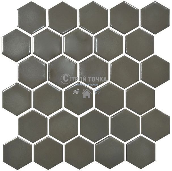 Мозаика керамическая KC HEXAGON H 6020 Dark Grey 295 х 295 х 9 H 6020 фото