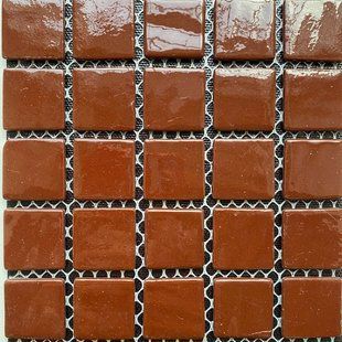 Мозаика стеклянная MK25108 Brown АкваМо 31.7х31.7 плитка MK25108 фото