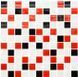 Мозаика керамическая KC GM 4007 C3 black/red m/white 300 х 300 х 4 ( 25 х 25 ) GM 425007 фото 4