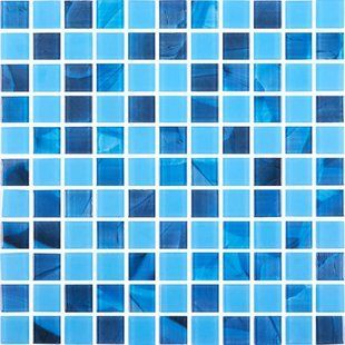 Мозаика стеклянная KC GMP 0425017 C2 print 19/blue D mat 300 x 300 х 4 (25 х 25) GMP 0425017 фото