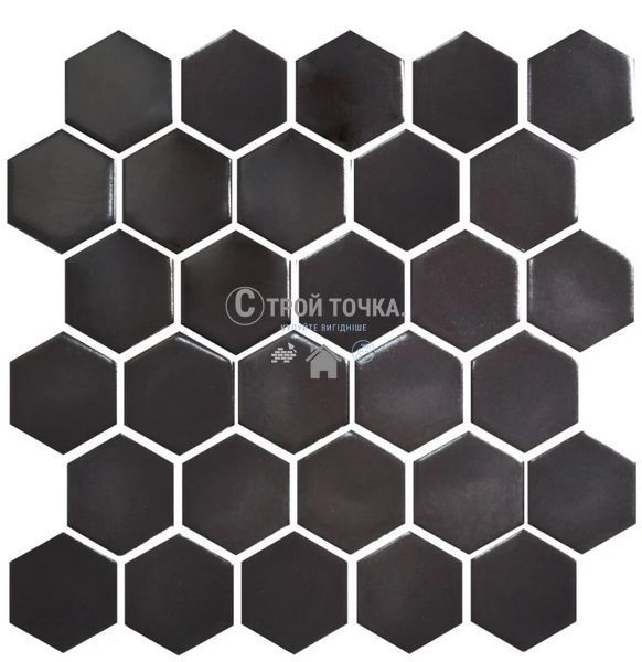Мозаїка керамічна KC HEXAGON H 6006 Choco Brown 295 х 295 х 9 H 6006 фото