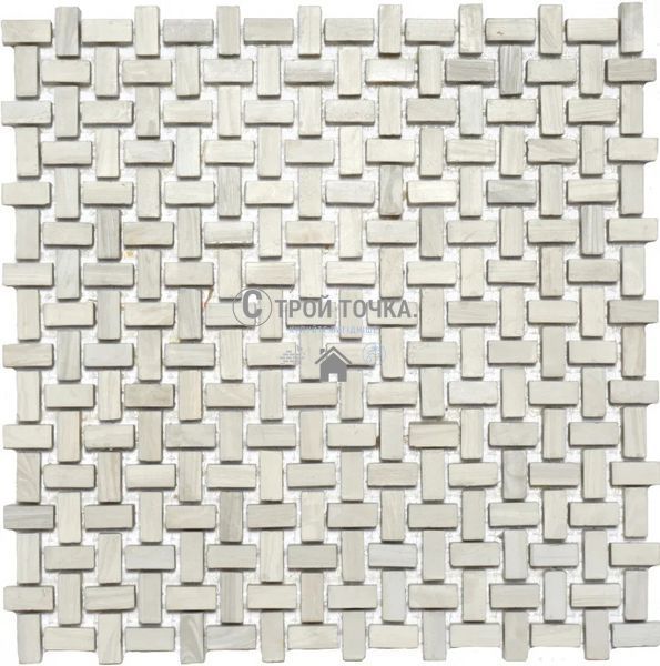 Мозаїка керамогранітна KC MI7 10200502C Grigio Freddo 300x300х10 (прямокутник 10x20) MI7 10200502C фото