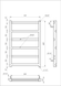 Водяна сушка для рушників Level 120x53x3 GA-1703 фото 2