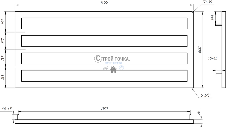 Радіатор Feneli GA-2704 фото
