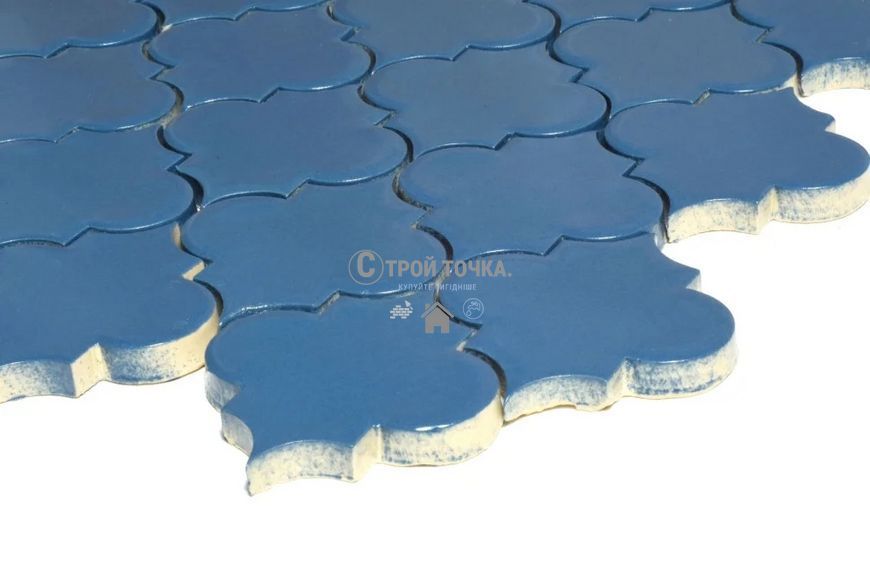 Мозаїка керамічна KC ARABESKA A 6008 Steel Blue 270х300х9 (64х68) 0,063 м2 A 6008 фото
