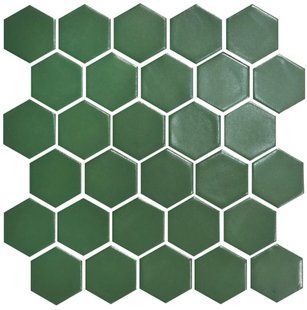Мозаика керамическая KC HEXAGON H 6010 Forestgreen 295 х 295 х 9 H 6010 фото
