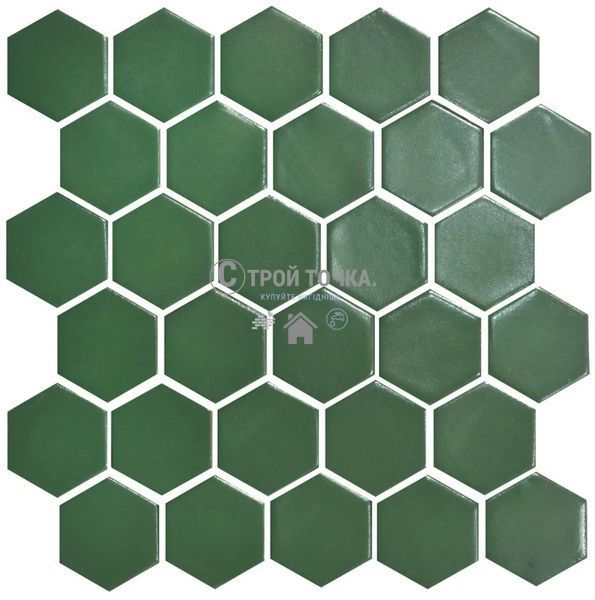Мозаїка керамічна KC HEXAGON H 6010 Forestgreen 295 х 295 х 9 H 6010 фото