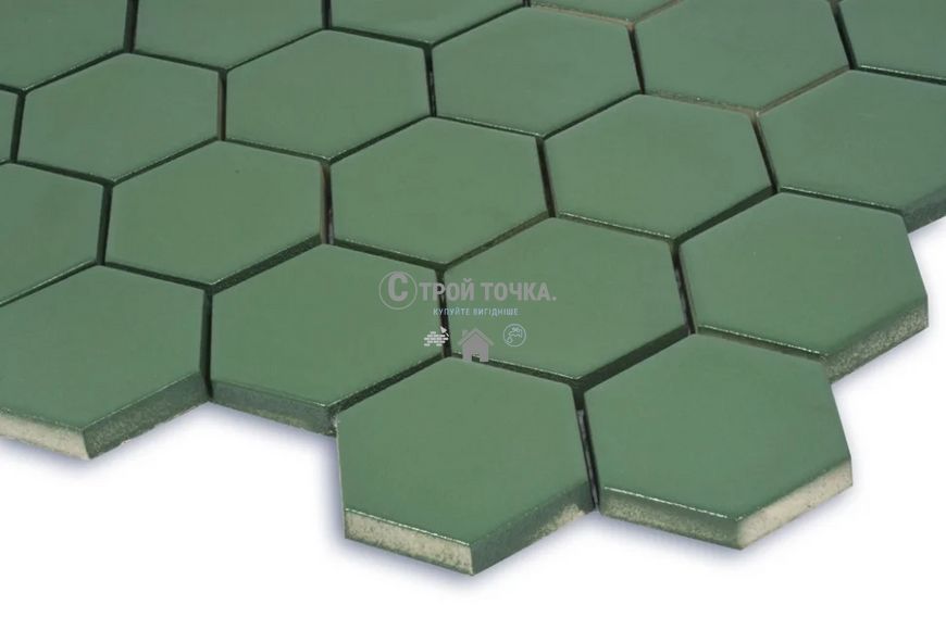 Мозаїка керамічна KC HEXAGON H 6010 Forestgreen 295 х 295 х 9 H 6010 фото