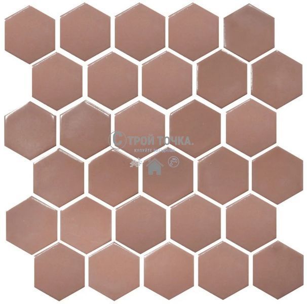 Мозаика керамическая KC HEXAGON H 6011 Hot Pink 295 х 295 х 9 H 6011 фото