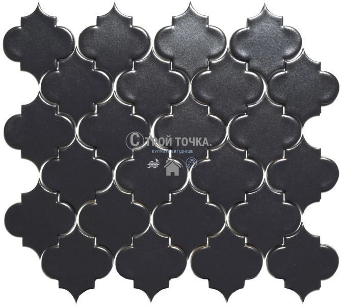 Мозаїка керамічна KC ARABESKA A 6022 Grafit Black 270х300х9 (64х68) 0,063 м2 A 6022 фото
