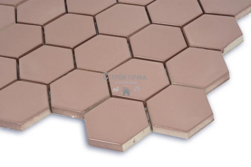 Мозаика керамическая KC HEXAGON H 6011 Hot Pink 295 х 295 х 9 H 6011 фото