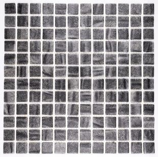 Мозаика стеклянная Granit Grey АкваМо 31.7х31.7 плитка на сетке GRANIT GREY фото