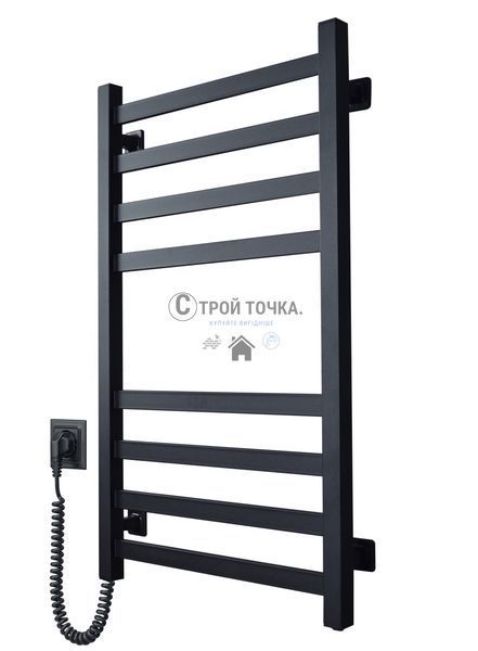 Рушникосушарка Domingo Axis 480x800 ліва чорний муар 12-274150-4880 фото