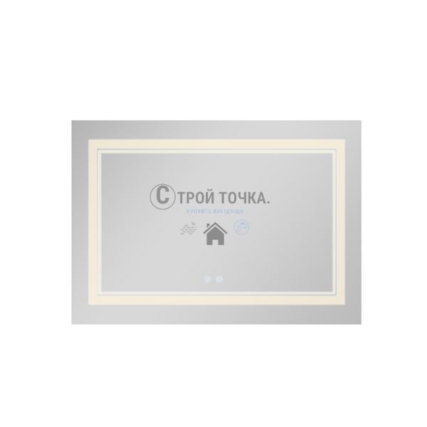 Дзеркало Qtap Cardinal 1200х800 з LED-підсвічуванням Touch, з антизапотіванням, з димером, рег. темп. кольору (3000-6500K) QT0478C12080 SD00052328 фото