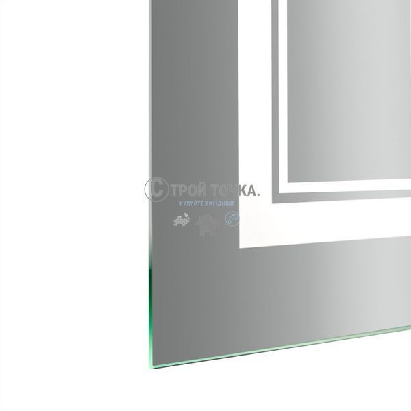 Дзеркало Qtap Cardinal 1200х800 з LED-підсвічуванням Touch, з антизапотіванням, з димером, рег. темп. кольору (3000-6500K) QT0478C12080 SD00052328 фото