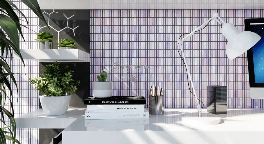 Мозаика керамогранитная KC MI7 10500507C Lavanda 300 x 300 х 10 (прямоугольник 10 x 50) MI7 10500507C фото