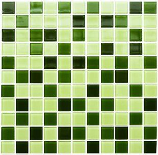 Мозаика керамическая KC GM 4029 C3 green d/green m/green w 300 х 300 х 4 ( 25 х 25 ) GM 425029 фото