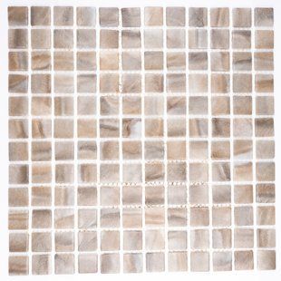 Мозаика стеклянная Revolut LIGHT Beige АкваМо 31.7х31.7 плитка на сетке REVOLUT LIGHT BEIGE фото