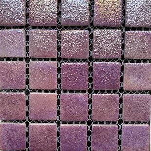 Мозаика стеклянная Pink Surface АкваМо 31.7х31.7 плитка PINK SURFACE фото