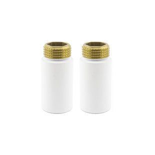 Комплект удлинителей NAVIN ВЗ (M22" x 1/2") 40 mm, белый (2 шт) 25-172408-2540 фото