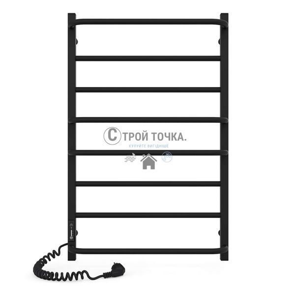 Электрический полотенцесушитель Laris Зебра Комфорт ЧФЧ8 500 х 800 Е (пидкл. злива) R3 73207642 фото