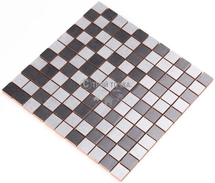 Мозаика керамическая KC СМ 3029 C2 graphite/gray 300 х 300 х 8 ( 25 х 25 ) CM 3029 фото
