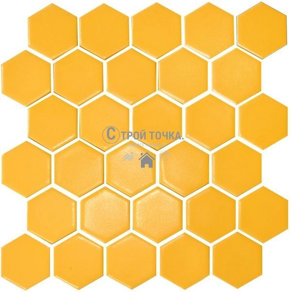 Мозаика керамическая KC HEXAGON H 6025 Dark Yellow 295 х 295 х 9 H 6025 фото