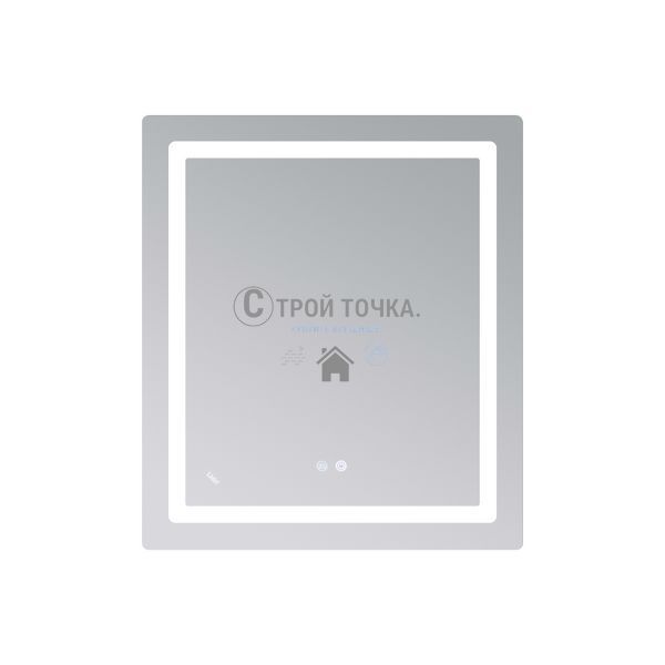Зеркало Kubis 700х800 с LED-подсветкой Touch, с антизапотеванием, с димером, рег. яркости LD78LF904708048447 SD00054571 фото